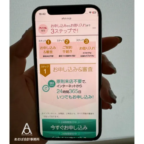 アイフルの申し込み方法は、WEB、電話、来店、郵送の4つ